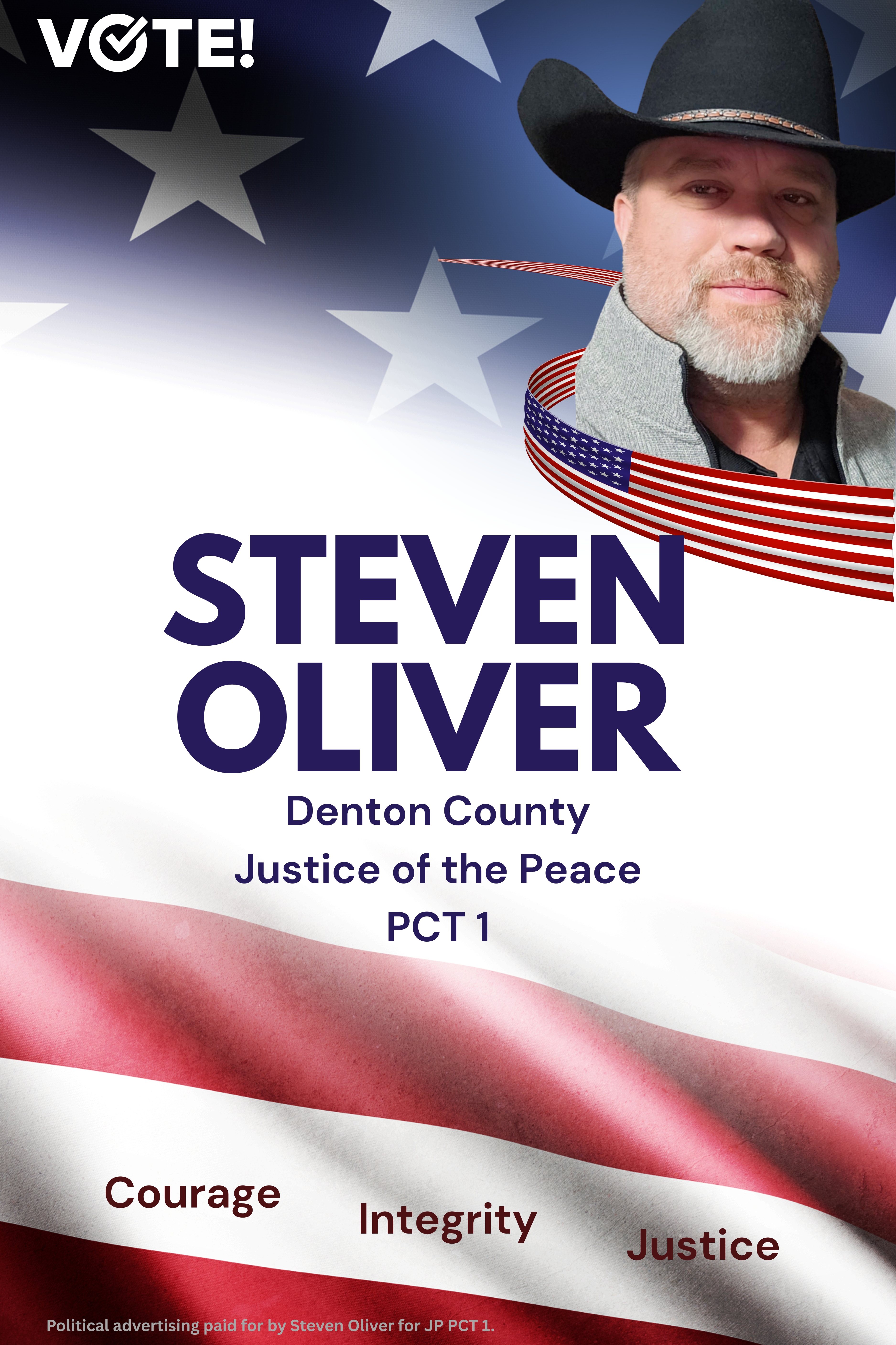 Steven Oliver Campaign Card